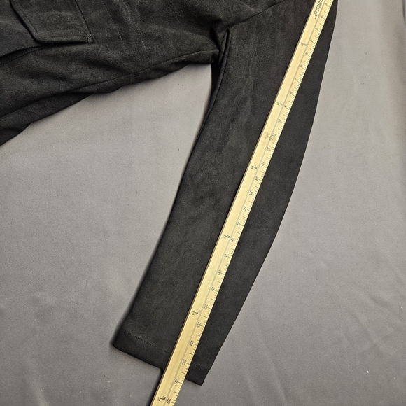 ROBERT GRAHAM MENS BLACK FAUX SUEDE CARGO JACKET SIZE LARGE ORIG. $328 - Picture 6 of 8